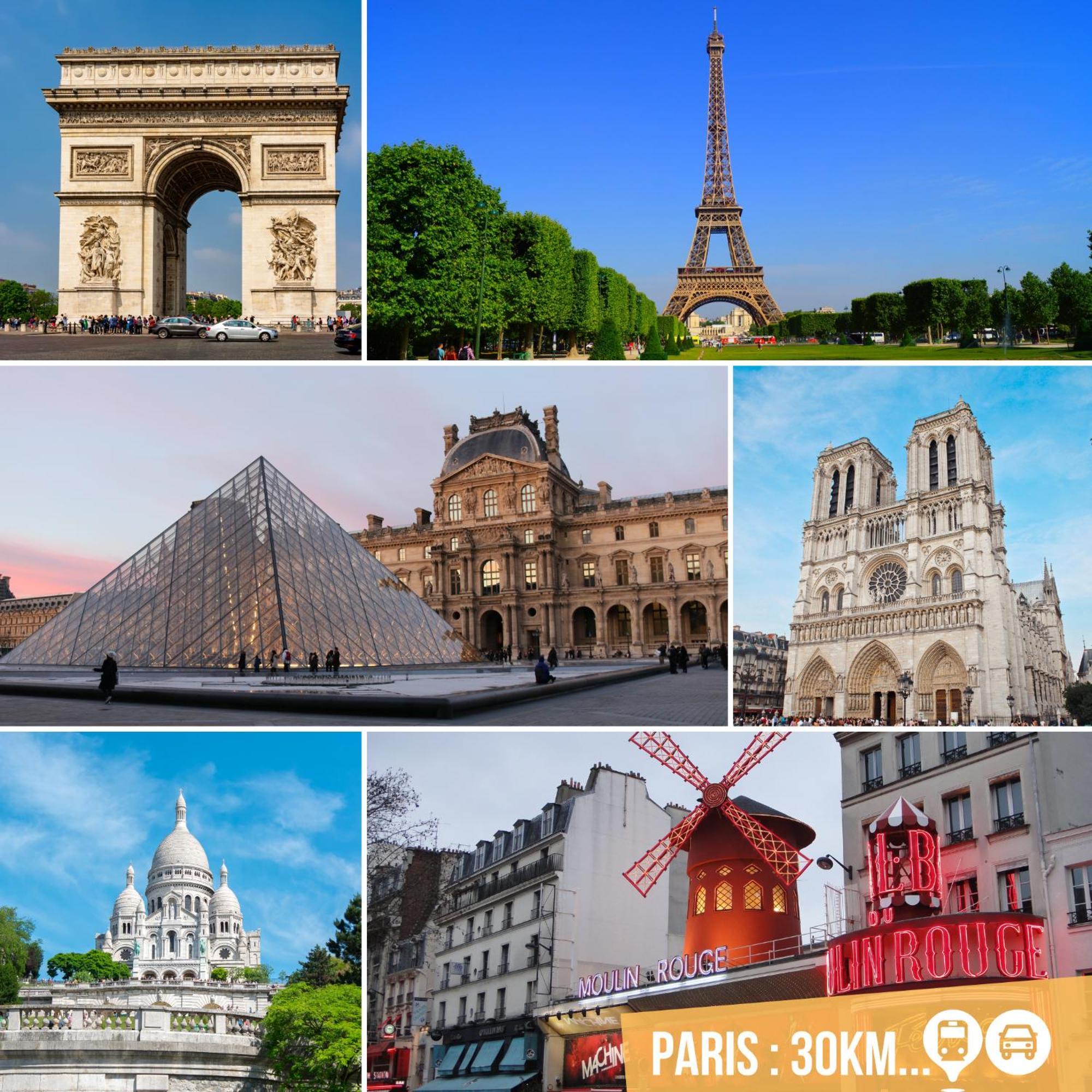 メリー・シュロワズAppt T3, 65 M2 Proche De Parisアパートメント エクステリア 写真